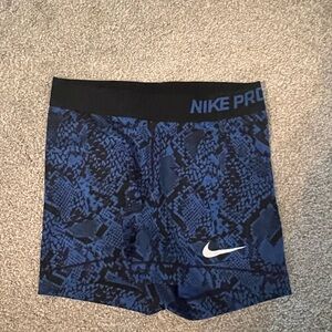 Snakeskin Nike Pro Shorts